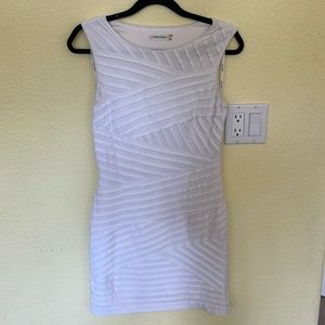 White Calvin Klein size 6 dress